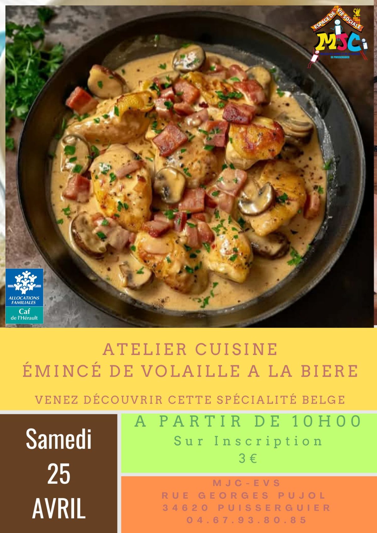 Atelier cuisine à la bière