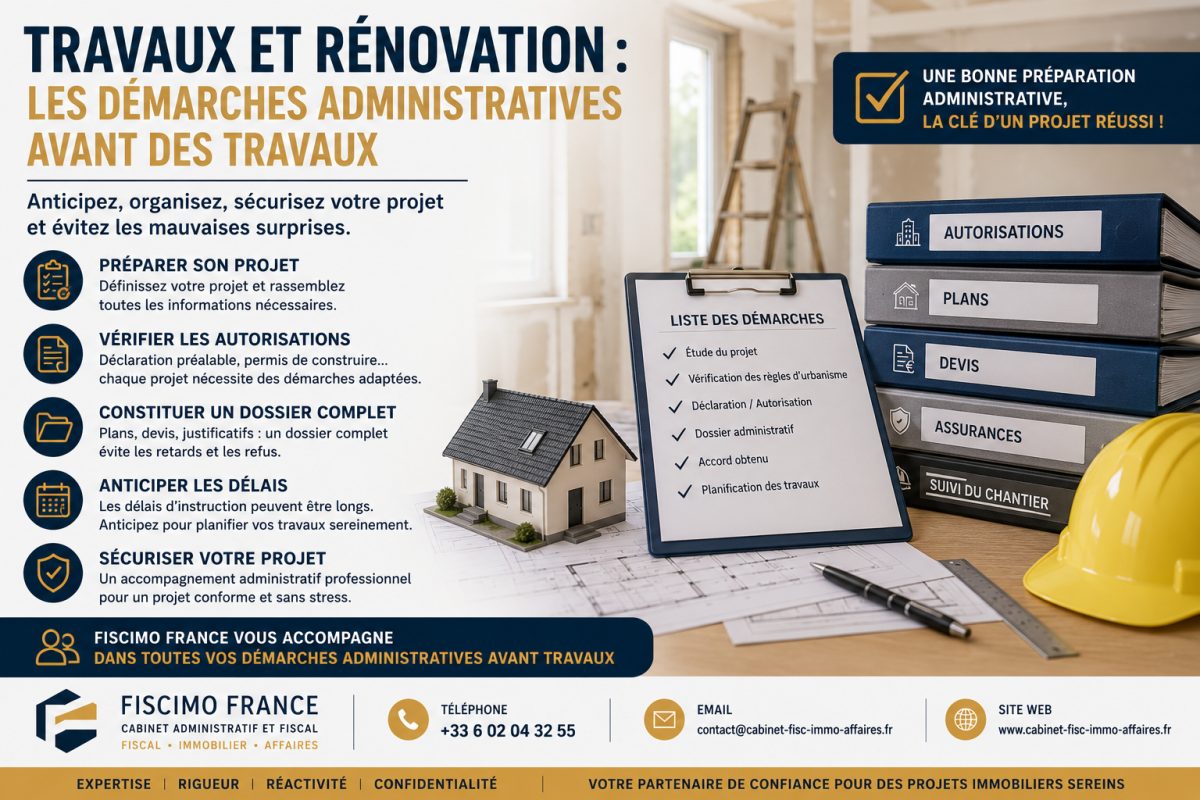Travaux et rénovation : les démarches administratives à ne surtout pas négliger avant de commencer vos travaux