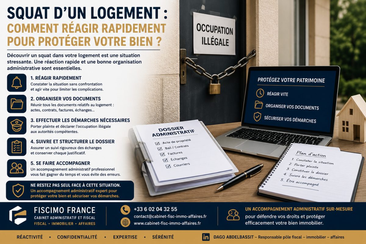Squat d’un logement : comment réagir rapidement pour protéger son bien immobilier ?