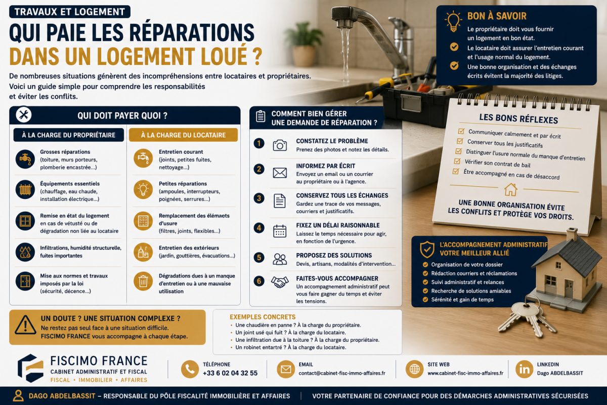 Qui paie les réparations dans un logement loué ? Ce que locataires et propriétaires doivent absolument anticiper