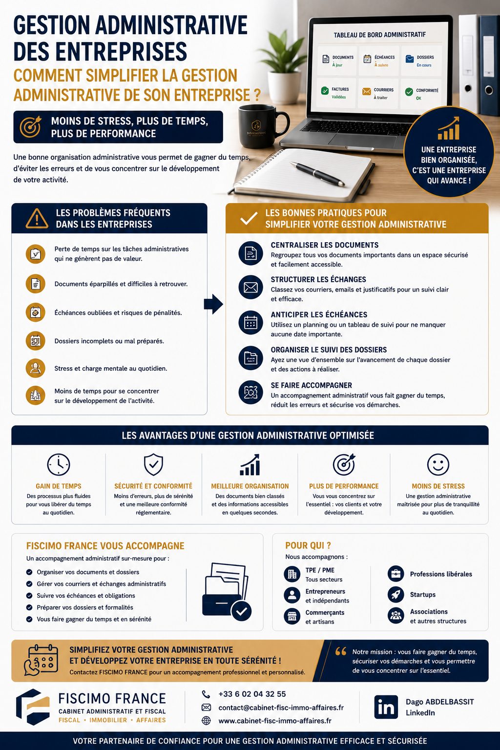 Comment simplifier la gestion administrative de son entreprise : les solutions pour gagner du temps et éviter les erreurs