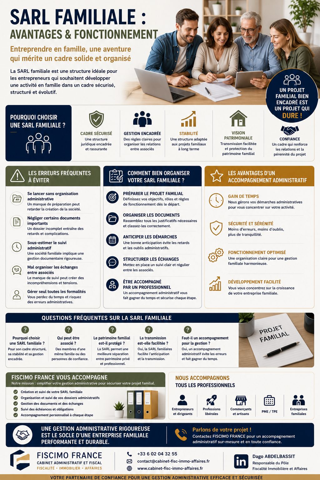 SARL familiale : pourquoi cette structure attire de plus en plus les familles entrepreneures