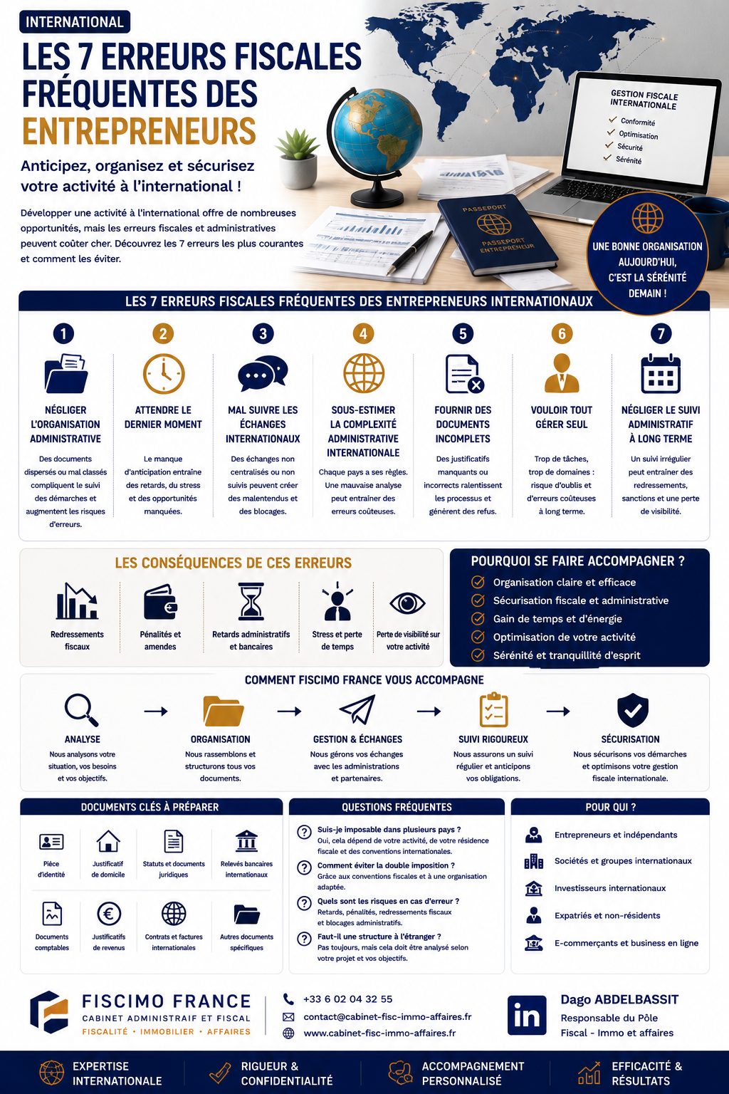 International : les 7 erreurs fiscales fréquentes des entrepreneurs