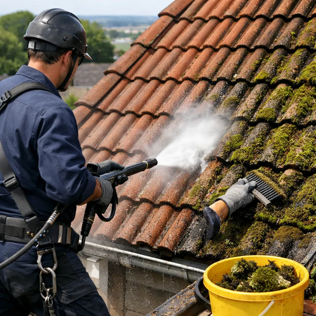 SURY RÉNOVATION - Nettoyage et démoussage de toiture
