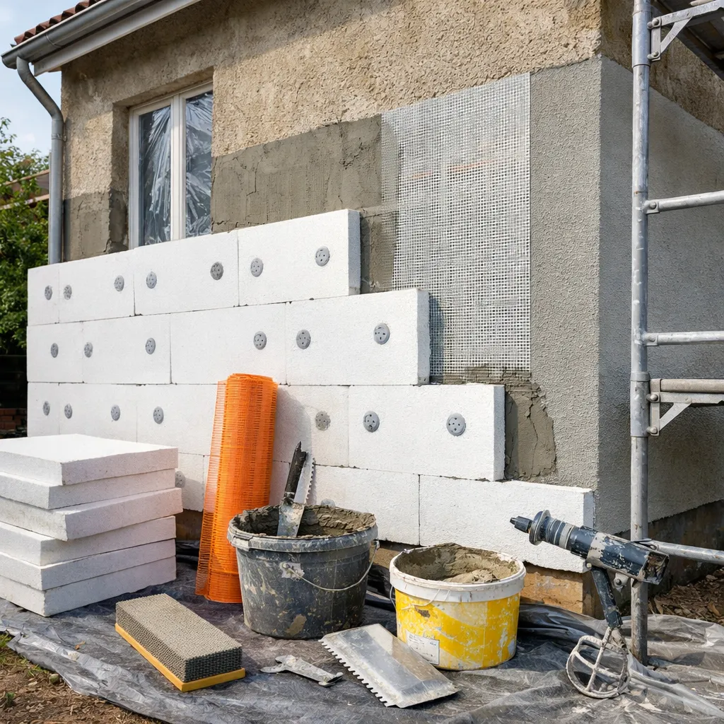 Isolation de plancher bas à Créteil — panneaux sous dalle