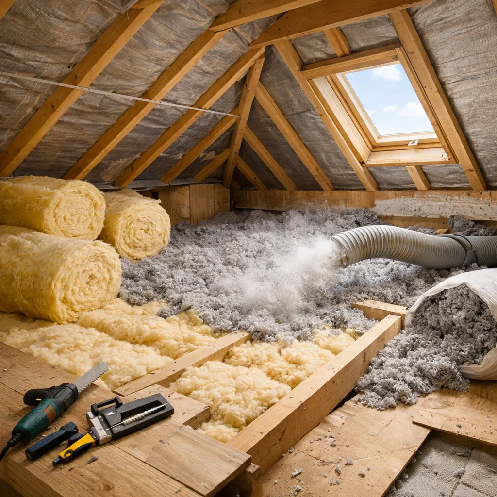 Isolation des combles et toitures par Groupe Muller Trading